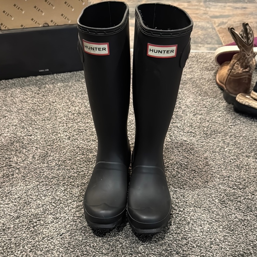 Hunter Black Rain Boots